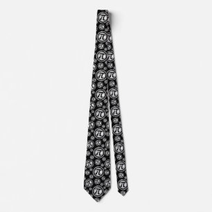 Pi Day Pi Symbol Pattern Tie