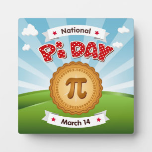 Pi Day Plaque