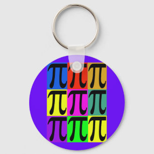 Pi Day POPART gifts Keychain