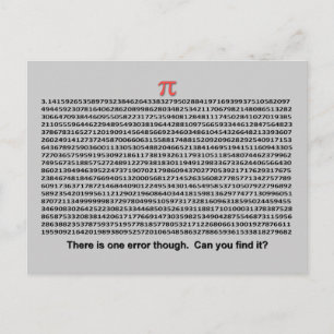 Pi Day Postcard