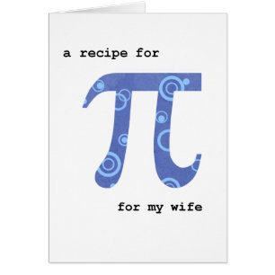 Pi Day pour femme, Funny, Recette pour Pi