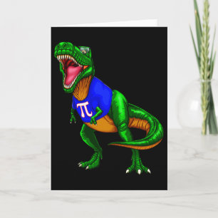 Pi Day Rex Dinosaur T Shirt Math Gift Men Women Ki Card