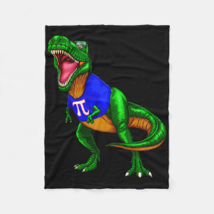 Pi Day Rex Dinosaur T Shirt Math Gift Men Women Ki Fleece Blanket