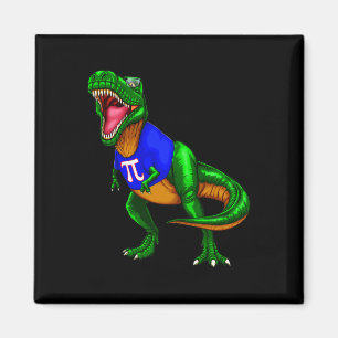Pi Day Rex Dinosaur T Shirt Math Gift Men Women Ki Magnet