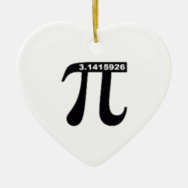 Pi Day SALE ~ March 14th Madness Ceramic Ornament (Front)