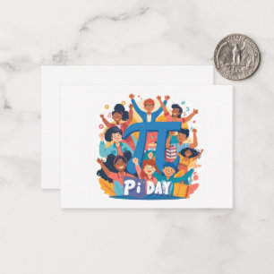 Pi Day Squad Celebration Design Card