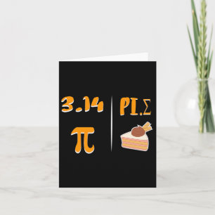 Pi Day Thanksgiving Mirror Image Of 3.14 Is Pie Ma Card