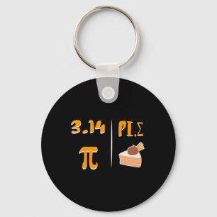 Pi Day Thanksgiving Mirror Image Of 3.14 Is Pie Ma Keychain