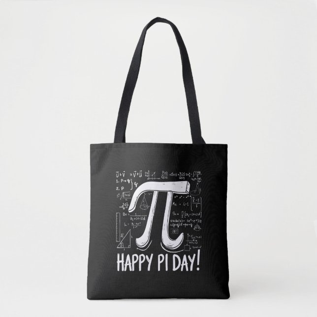 Pi Day Tote Bag – Chic and Practical Math Lover’s (Front)
