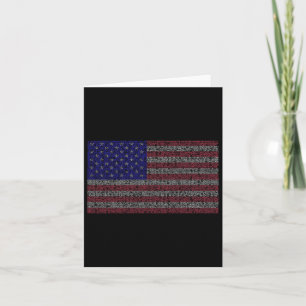 Pi Day Usa Flag Maths 3.14 March 14th Card