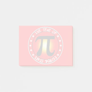 Pi Day - Year of Pi  3/14/15 9:26:53 Post-it Notes
