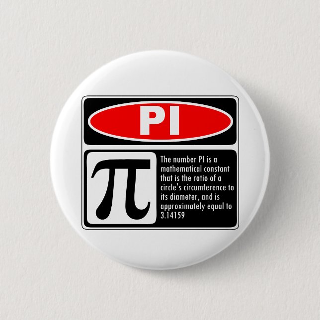 Pi Explanation 2 Inch Round Button (Front)