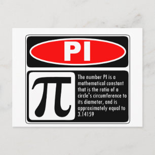 Pi Explanation Postcard