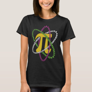 Pi Galaxy Orbit Math Holiday Mathematics Pi Day T-Shirt