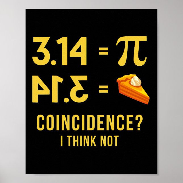Pi Happy Pi Day  Poster (Front)