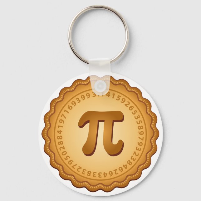 Pi in a PIE  Keychain (Front)