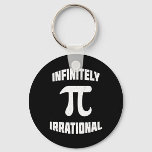 Pi Infinitely Irrational Pi Day 314 Math Nerd Geek Keychain