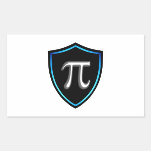 Pi Irrational Shield Mathematics 14 Happy march Pi Sticker