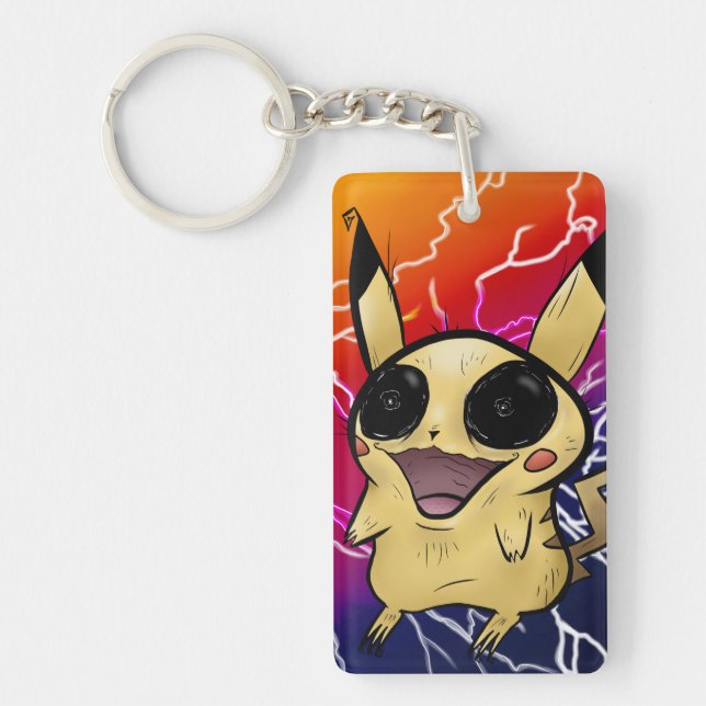 Pi Kachu Keychain (Front)