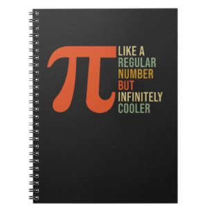 Pi Like a Regular Number But Cooler Funny Pi Day Notebook