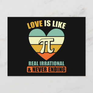 Pi Math Saying Postcard