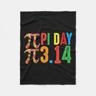 Pi Math Science Stem Gift 3.14 Pi Day 2 Fleece Blanket