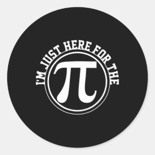 Pi Math Student Teacher Gift Pi Day Shirt Tee  Classic Round Sticker