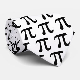 Pi Math Symbol Tie