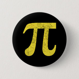 Pi - Math Symbols 2 Inch Round Button