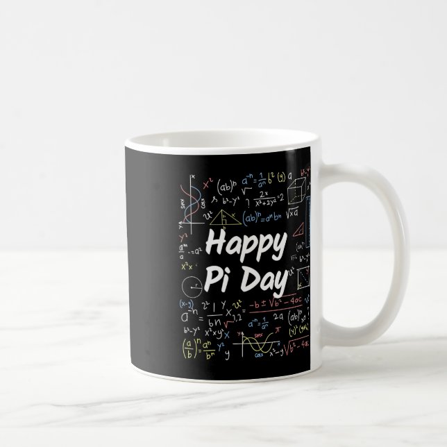 Pi Math Teacher Students Funny International Happy Coffee Mug (Right)