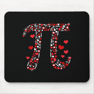 Pi Math Valentine Shirt Math Teacher Valentine's D Mouse Pad
