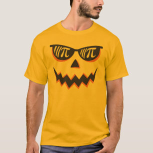 Pi Mathematics Teacher Costume Pi Pumpkin Fun T-Shirt