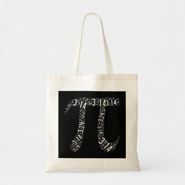Pi Maths Nerd Tote Bag (Front)