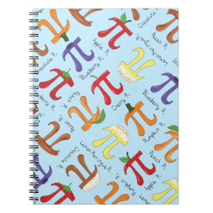 Pi Menu Cute Math Pi Day Notebook