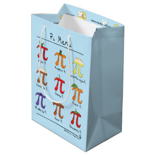Pi Menu Cute Math Pi Day Party Gift Bag
