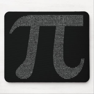 "Pi" Mousepad Black