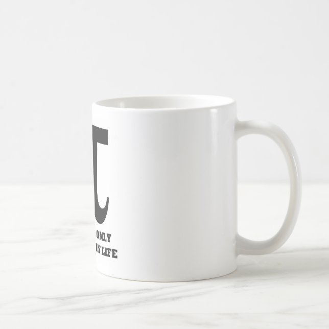Pi My One And Only Constant In Life (Math Humour) Coffee Mug (Right)