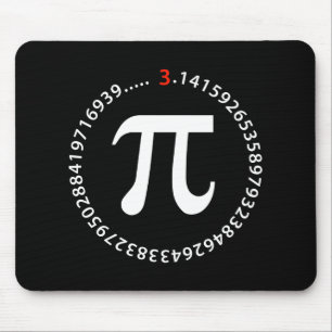 Pi Number Design Mouse Pad