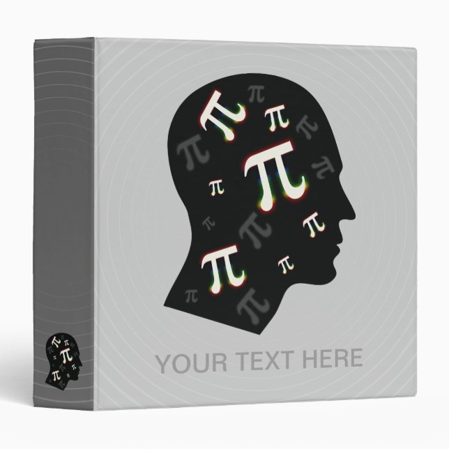 Pi Number | Personalizable Math Binder (Front/Spine)