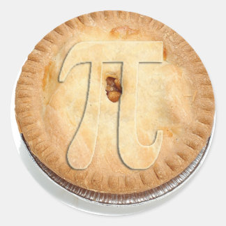 PI PIE CRUST 3.14 CLASSIC ROUND STICKER