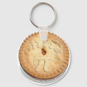 PI PIE CRUST! Cutie Pie - Celebrate Pi Day! π Keychain