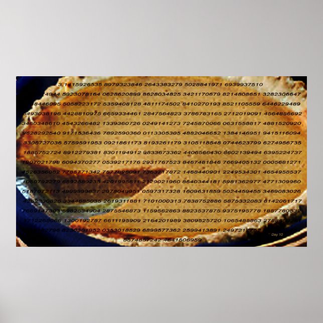 Pi Pie Poster (Front)