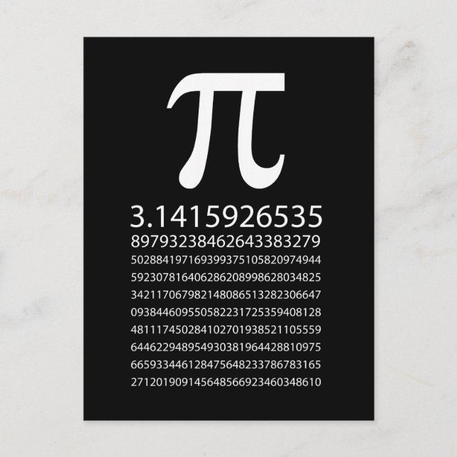 Pi Postcard (Front)