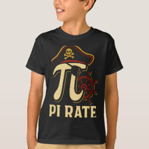 Pi Rate Funny Math Pirate Pi Day 3.14 Teacher T-Shirt