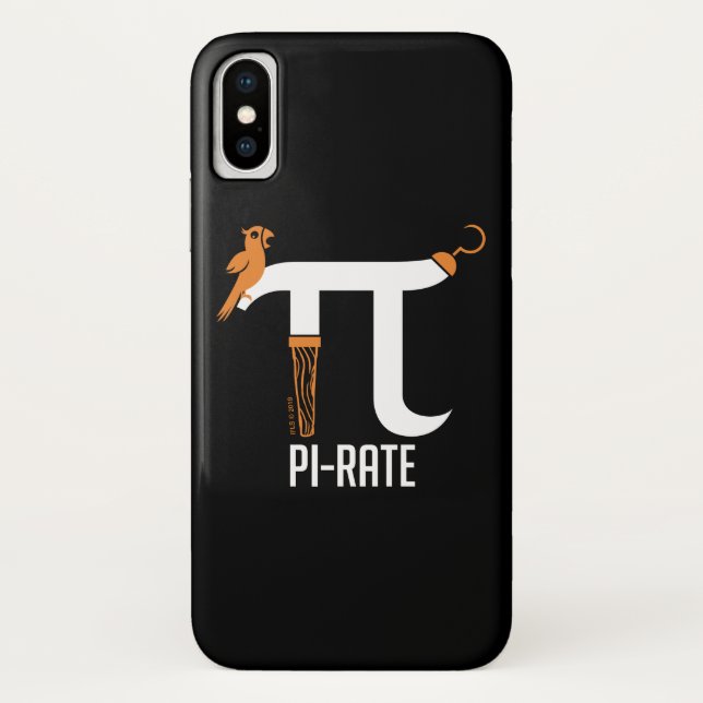 Pi-Rate Symbol Case-Mate iPhone Case (Back)