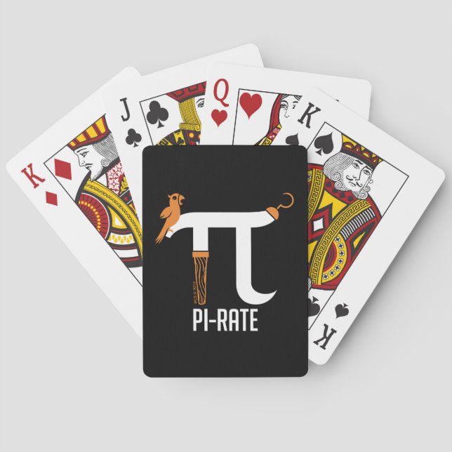 Pi-Rate Symbol Playing Cards (Back)
