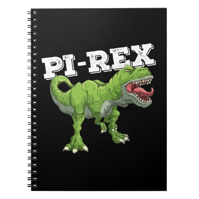 Pi Rex Day Dinosaur Math Mathematics Notebook (Front)