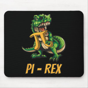 Pi-rex Tyrannosaurus Dinosaur Dino Pi-tag Mathemat Mouse Pad