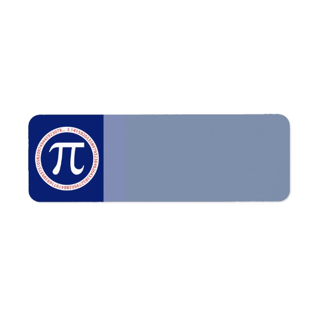 Pi Ring sur le bleu marine (Devant)