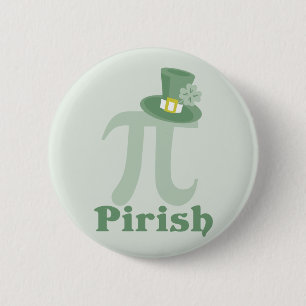 “Pi-rish” 2 Inch Round Button